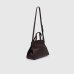 Сумка Twinset Farfetch, через плечо с логотипом кожа коричневый 35x14х16 см 242TD8372