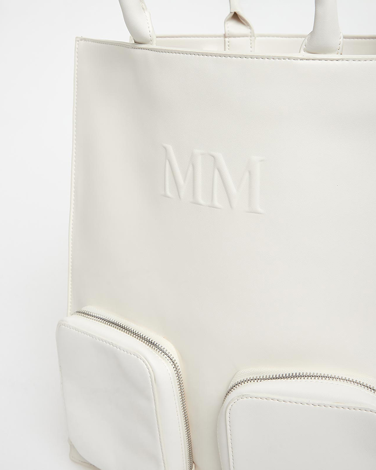 Сумка Max Mara accordo Mara Ecrù тоут белый 35x13x42 см 2516511017-001