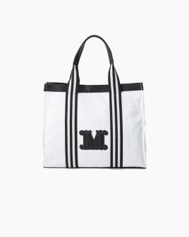 Сумка пляжна Max Mara Donna тоут білий текстиль 40x14x48 см 2516511019 001