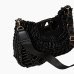 Сумка Twinset с аппликацией Oval T, с ручками через плечо черный 43x9х30 см 251TD8190-00006