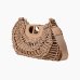 Сумка Twinset з аплікацією Oval T, з ручками через плече бежевий 43x9х30 см 251TD8190