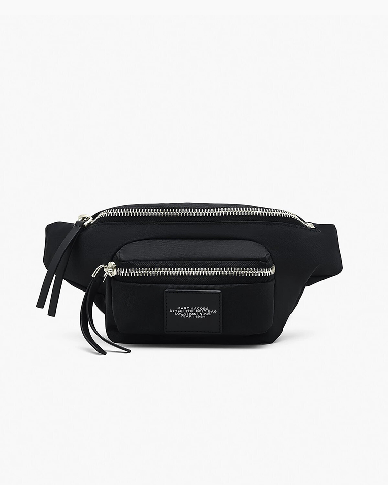 Сумка Marc Jacobs The biker Nylon Belt bag, на пояс нейлон черный 33x6х15 см 2F3HBB030H02001