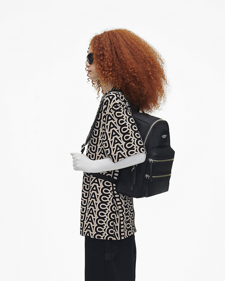 Рюкзак Marc Jacobs The biker nylon large backpack большой нейлон черный 30x13х42 см 2F3HBP028H02