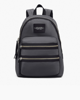Рюкзак Marc Jacobs The biker nylon large backpack великий нейлон сірий 33x11х4225 см 2F3HBP028H02061