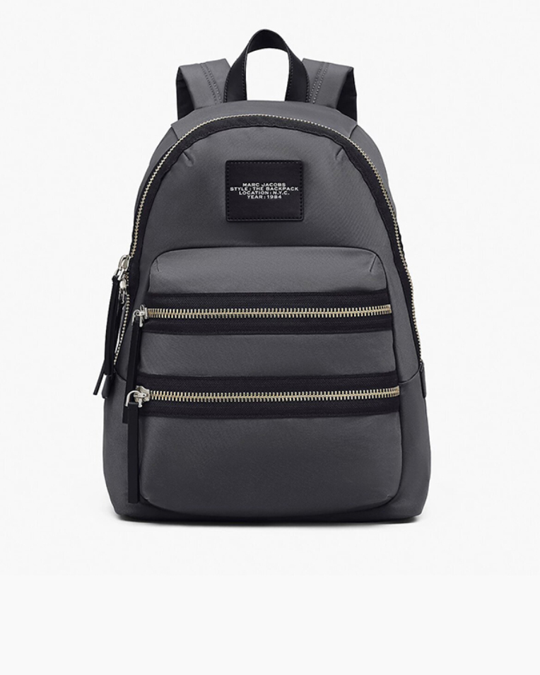 Рюкзак Marc Jacobs The biker nylon large backpack большой нейлон серый 33x11х4225 см 2F3HBP028H02061