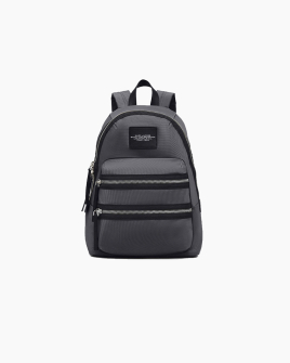 Рюкзак Marc Jacobs The biker nylon medium backpack средний нейлон серый 25x11х33 см 2F3HBP029H02061
