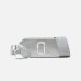 Сумка Marc Jacobs The Snapshot Metallic, через плечо гладкая кожа серебристый 18x6х11 см 2F3HCR056H01040