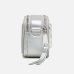 Сумка Marc Jacobs The Snapshot Metallic, через плечо гладкая кожа серебристый 18x6х11 см 2F3HCR056H01040