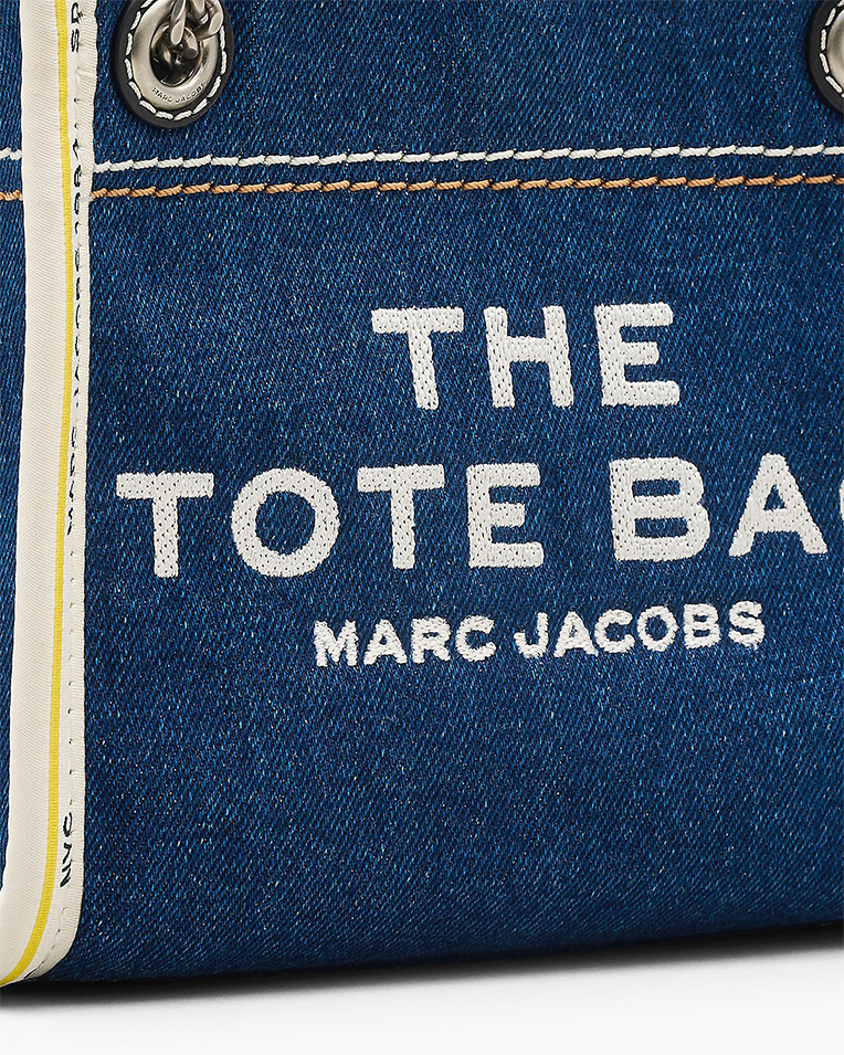 Сумка Marc Jacobs The Denim Chain Crossbody Tote Bag через плече хлопок деним синий 26x13х21 см 2F4HCR016H05473