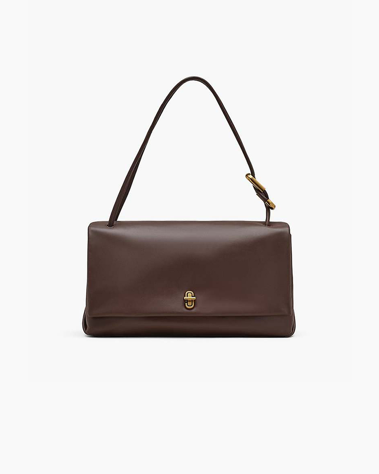 Сумка Marc Jacobs The Large Dual Bag через плече кожа шоколад 35x18х18 см 2F4HSH011H04 905
