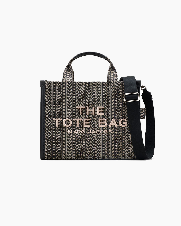 Сумка Marc Jacobs The Monogram Jacquard Medium Tote, тоут жаккард бежевый 34x15х27 см 2F4HTT015H05261