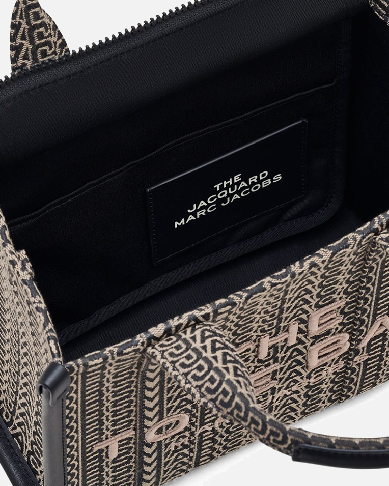 Сумка Marc Jacobs The Monogram Jacquard Small Tote, тоут бежевий жаккард 26x13х21 см 2F4HTT016H05261 Сумка Marc Jacobs The Monogram Jacquard Small Tote, тоут бежевий жаккард 26x13х21 см 2F4HTT016H05261