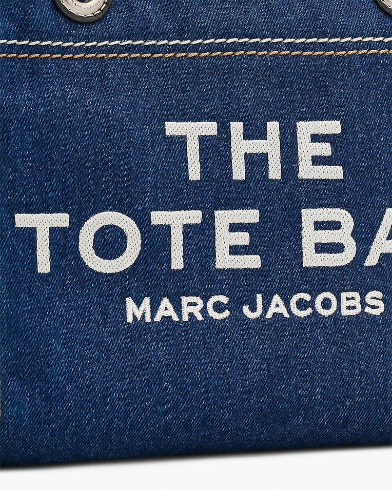Сумка Marc Jacobs The Denim Chain Small Bag через плече хлопок деним синий 26x13х21 см 2F4HTT029H05473