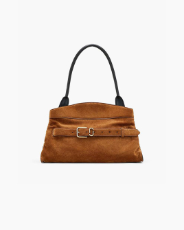 Сумка Marc Jacobs The Suede Dakota Satchel через плече коричневий замша 40x16х27 см 2F5HSC009H01 860