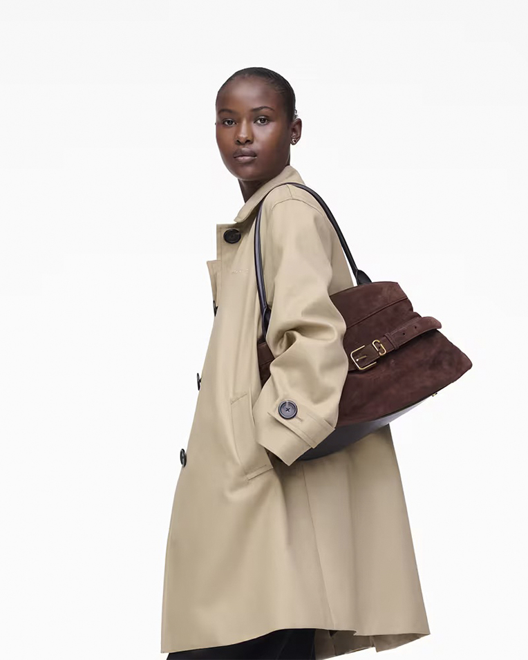 Сумка Marc Jacobs Dakota Satchel Handbag The Suede через плече замша коричневий 16x6х11 см 2F5HSC009H01 206