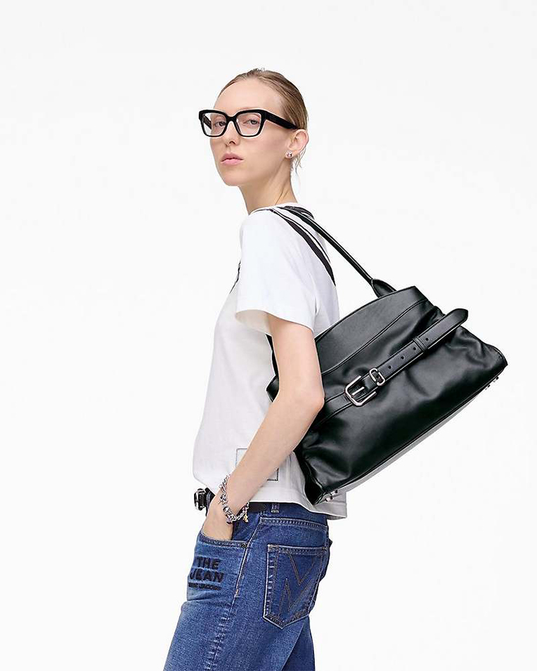 Сумка Marc Jacobs The Dakota Satchel через плече кожа черный 40x16х27 см 2F5HSC011H01 001