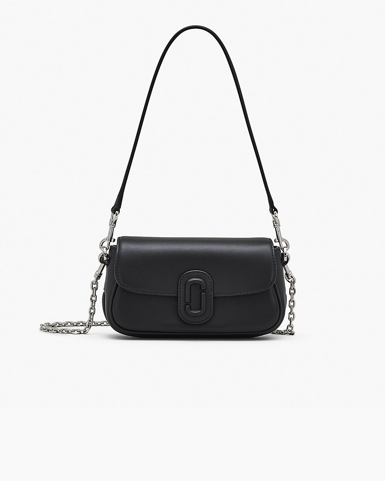 Сумка Marc Jacobs The Small Shoulder Bag U clover через плечо гладкая кожа черный 12x7х22 см 2P4HSH035H02 001