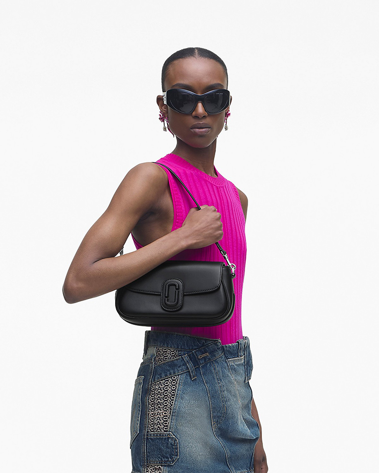 Сумка Marc Jacobs The Large Clover Shoulder Bag через плечо гладкая кожа черный 15x8х26 см 2P4HSH036H02 001