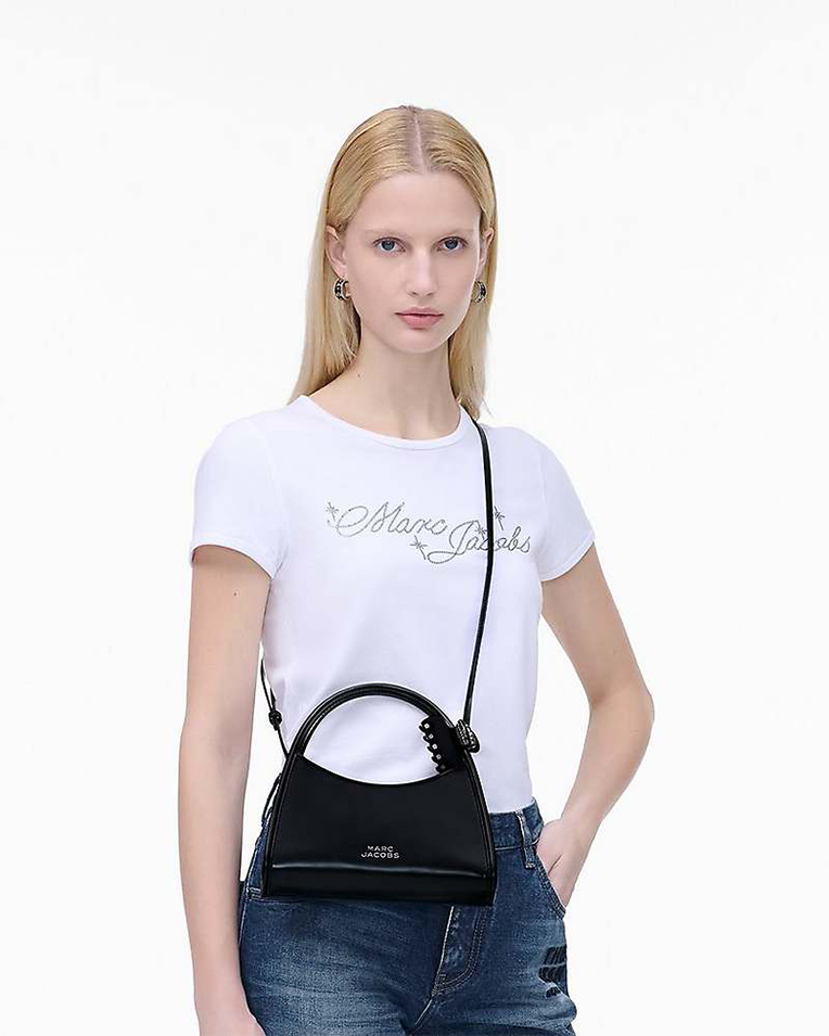 Сумка Marc Jacobs The Glam Claw Clip Crossbody Bag, кожа черный 20x7х22 см 2P5HCR010H02