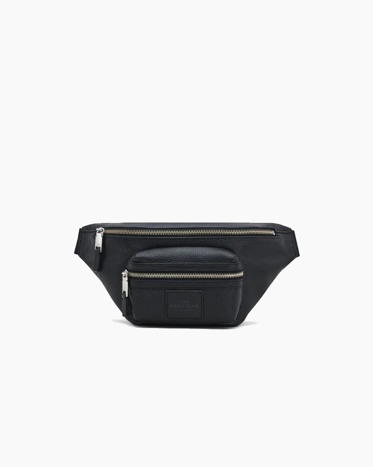 Сумка Marc Jacobs The Leather Belt bag, на пояс кожа черный 32x6х17 см 2R3HBB028H02001