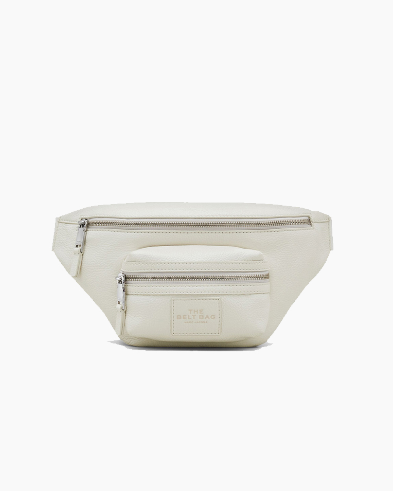 Сумка Marc Jacobs The Leather Belt bag, на пояс кожа белый 32x6х17 см 2R3HBB028H02140