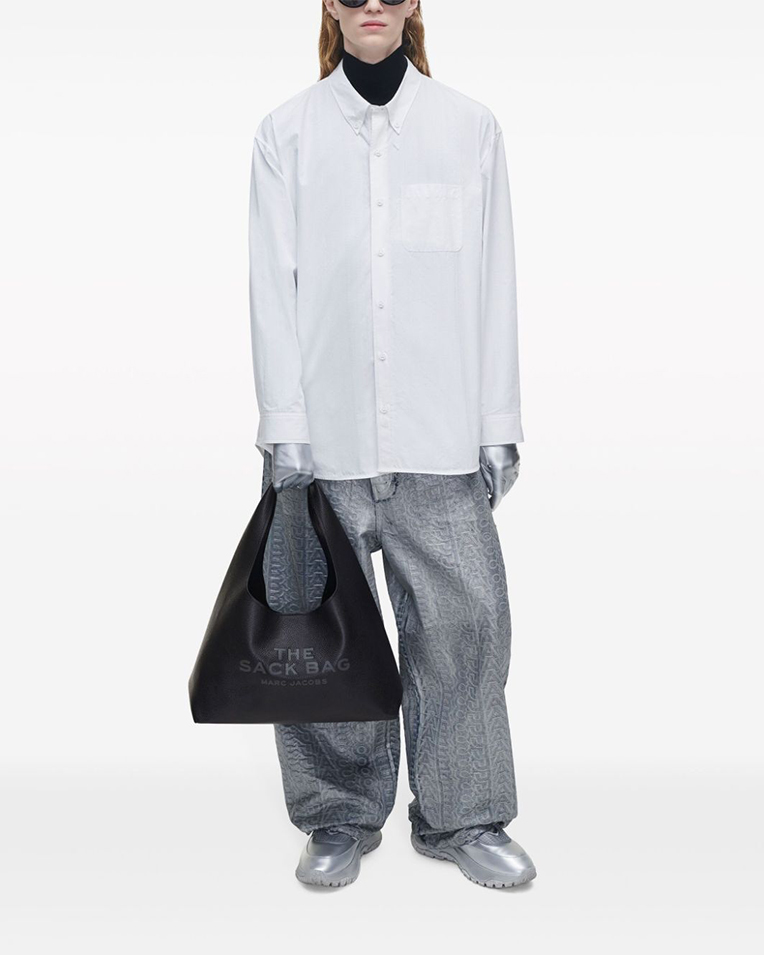 Сумка Marc Jacobs The Sack, мішок із ручками шкіра чорний 35x20х24 см 2R3HSH058H02001