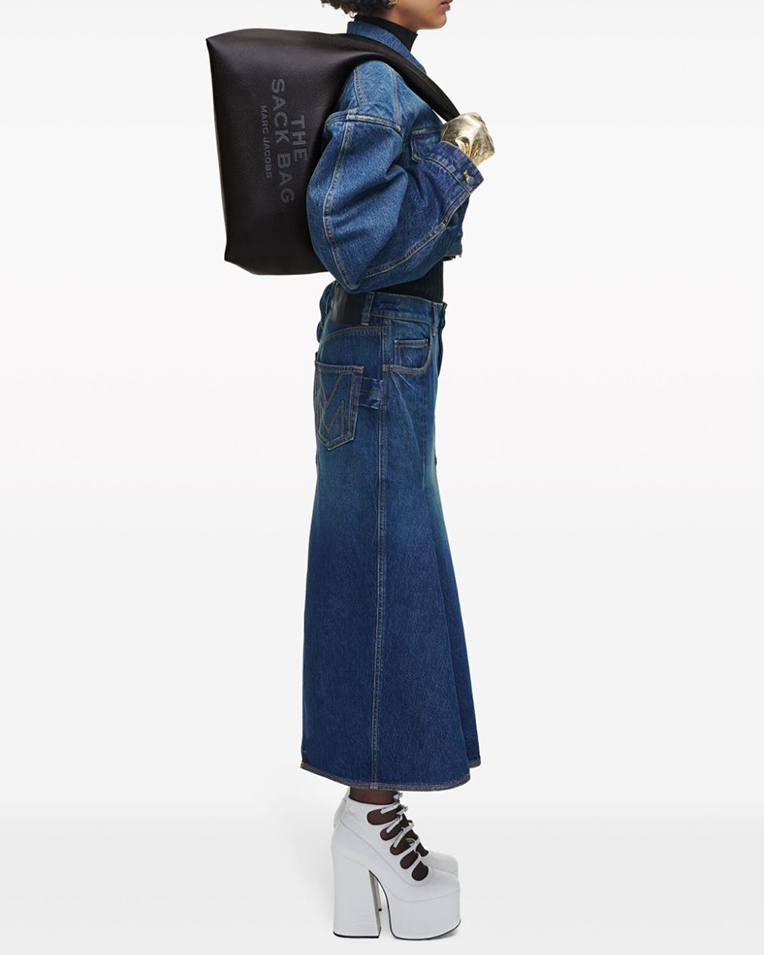 Сумка Marc Jacobs The Sack, мешок с ручками кожа черный 35x20х24 см 2R3HSH058H02001 Сумка Marc Jacobs The Sack, мешок с ручками кожа черный 35x20х24 см 2R3HSH058H02001