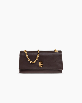 Сумка Marc Jacobs The Dual Chain Mini Bag через плече шкіра шоколад 21x4х11 см 2R4SMN003S02 905 Сумка Marc Jacobs The Dual Chain Mini Bag через плече шкіра шоколад 21x4х11 см 2R4SMN003S02 905