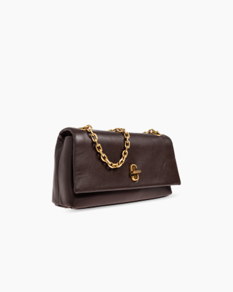 Сумка Marc Jacobs The Dual Chain Mini Bag через плече шкіра шоколад 21x4х11 см 2R4SMN003S02 905 Сумка Marc Jacobs The Dual Chain Mini Bag через плече шкіра шоколад 21x4х11 см 2R4SMN003S02 905