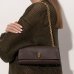 Сумка Marc Jacobs The Dual Chain Mini Bag через плече кожа шоколад 21x4х11 см 2R4SMN003S02 905