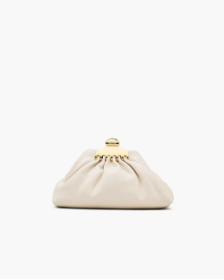 Сумка Marc Jacobs The Small Claw Clip зі шкіри, клатч, молочна, 28×10×19 см, 2R5HCL004H01 111