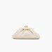 Сумка Marc Jacobs The Small Claw Clip зі шкіри, клатч, молочна, 28×10×19 см, 2R5HCL004H01 111