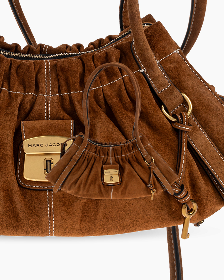 Сумка Marc Jacobs The Suede Cristina Medium Satchel через плече замша коричневый 32x8х10 см 2R5HSC026H01 860