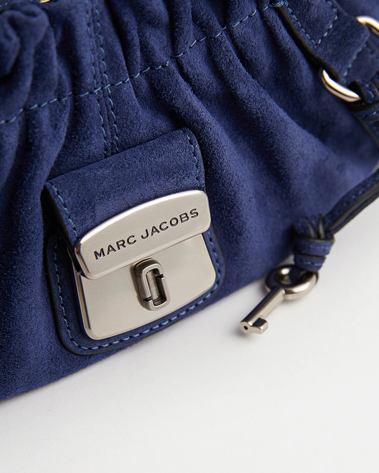 Сумка Marc Jacobs The Suede Cristina Small Satchel через плече замша синій 32x8х10 см 2R5HSC027H010 410