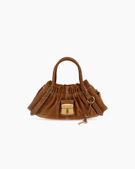 Сумка Marc Jacobs The Suede Cristina Small Satchel через плече коричневий замша 32×10×8 см 2R5HSC027H01 860