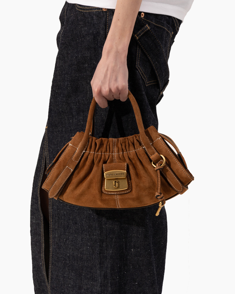 Сумка Marc Jacobs The Suede Cristina Small Satchel через плече замша коричневый 32×10×8 см 2R5HSC027H01 860