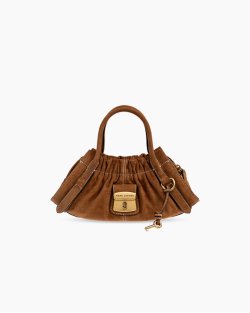 Сумка Marc Jacobs The Suede Cristina Small Satchel через плече замша коричневый 32×10×8 см 2R5HSC027H01 860