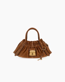 Сумка Marc Jacobs The Suede Cristina Small Satchel через плече коричневий замша 32×10×8 см 2R5HSC027H01 860