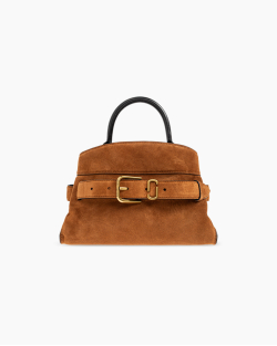 Сумка Marc Jacobs The Suede Dakota Small Satchel Bag через плече замша коричневий 27x10х18 см 2R5HSC028H01 860