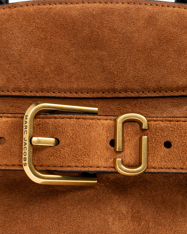 Сумка Marc Jacobs The Suede Dakota Small Satchel Bag через плече замша коричневий 27x10х18 см 2R5HSC028H01 860
