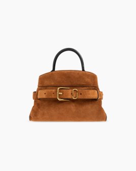 Сумка Marc Jacobs The Suede Dakota Small Satchel Bag через плече замша коричневий 27x10х18 см 2R5HSC028H01 860