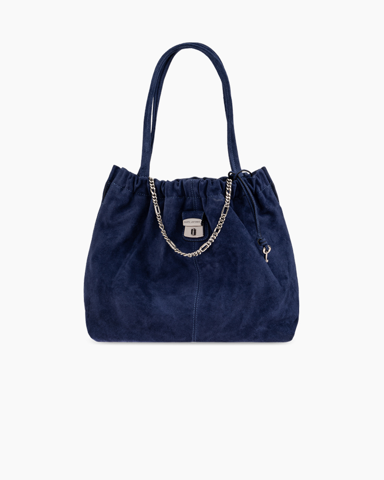 Сумка Marc Jacobs The Suede Cristina Tote через плече замша синий 43x15х28 см 2R5HTT022H01 410
