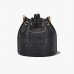 Сумка Marc Jacobs Leather Mini Bucket bag, через плече зерниста шкіра чорний міні 14x14х17 см 2S3HCR058H03 Сумка Marc Jacobs Leather Mini Bucket bag, через плече зерниста шкіра чорний міні 14x14х17 см 2S3HCR058H03