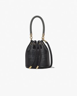 Сумка Marc Jacobs The Leather Bucket bag, торба через плечо зернистая кожа черный 14x14х17 см 2S3HCR058H03 Сумка Marc Jacobs The Leather Bucket bag, торба через плечо зернистая кожа черный 14x14х17 см 2S3HCR058H03