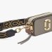 Сумка Marc Jacobs Snapshot Bag Cement Multi, через плече гладка бежева шкіра 18x6х11 см 2S3HCR500H03-033