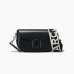 Сумка Marc Jacobs The Covered J Marc Large Saddle Bag, через плечо гладкая кожа черный 27x8х18 см 2S3HMS002H03001