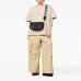 Сумка Marc Jacobs The Covered J Marc Large Saddle Bag, через плечо гладкая кожа черный 27x8х18 см 2S3HMS002H03001
