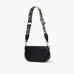 Сумка Marc Jacobs The Covered J Marc Large Saddle Bag, через плечо гладкая кожа черный 27x8х18 см 2S3HMS002H03001