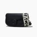 Сумка Marc Jacobs The Covered J Marc Large Saddle Bag, через плечо гладкая кожа черный 27x8х18 см 2S3HMS002H03001