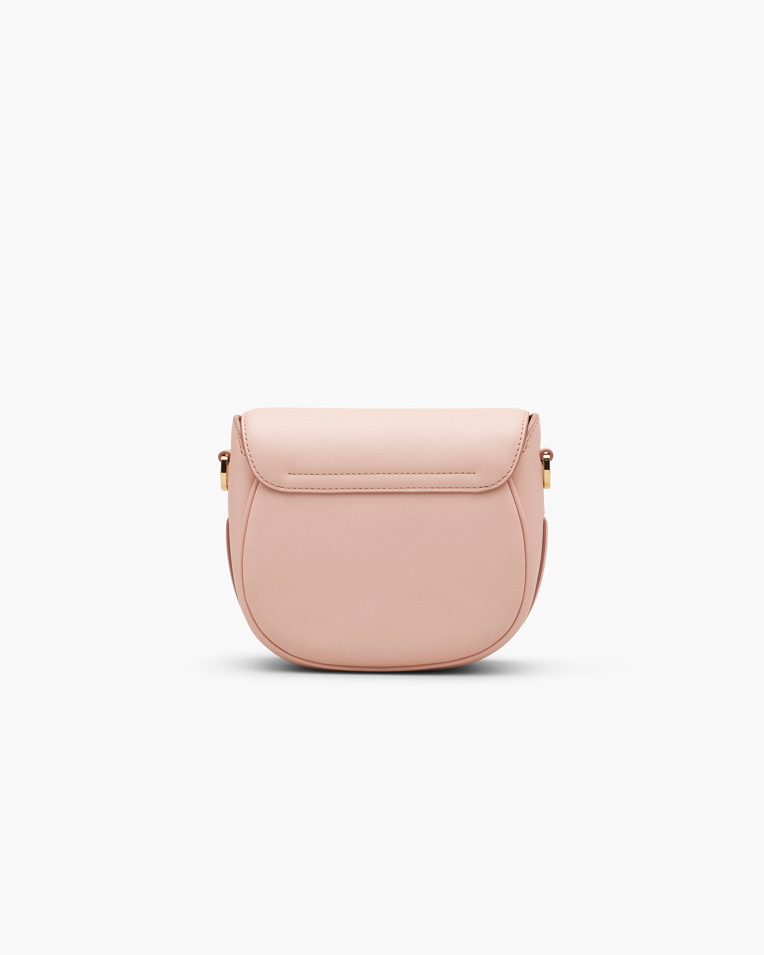 Сумка Marc Jacobs The Covered J Marc Small Saddle Bag через плечо гладкая кожа розовый 16x7х21 см 2S3HMS003H03 624